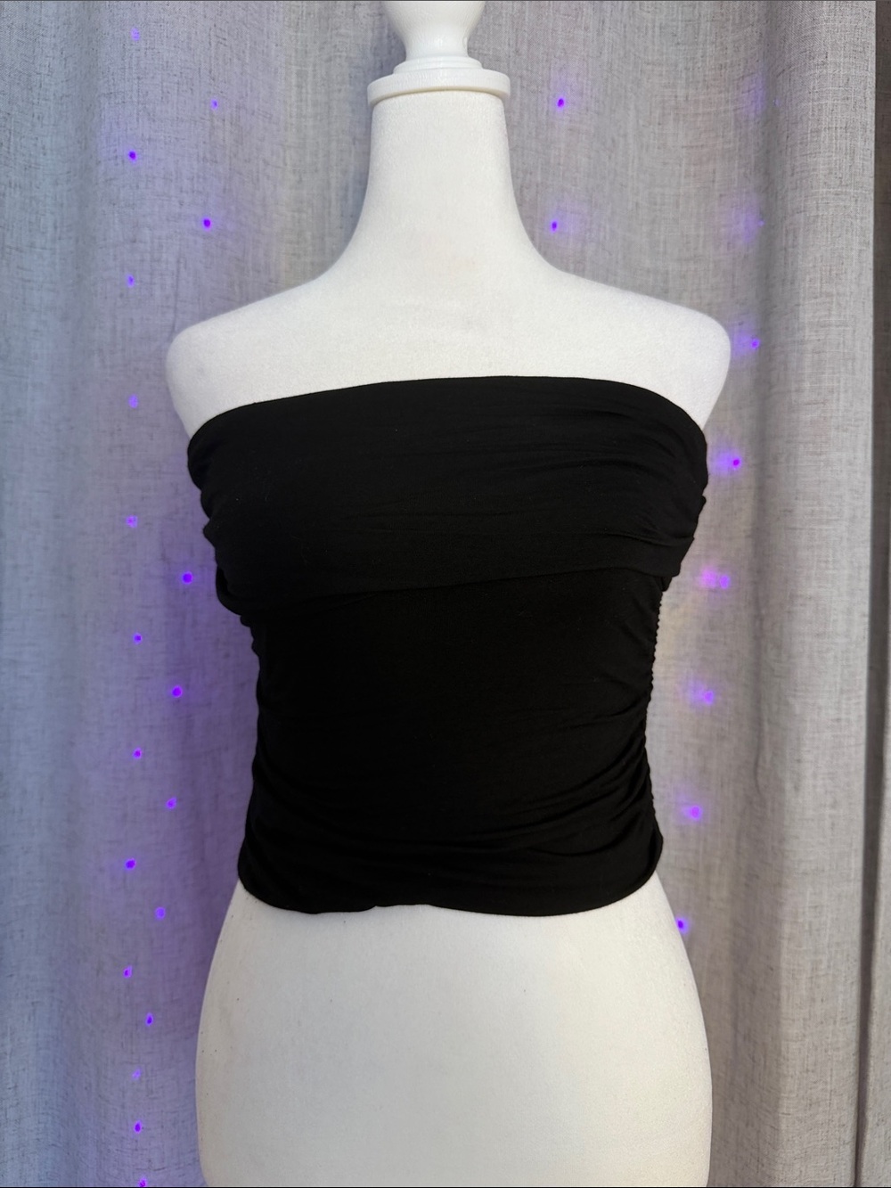 White Fox Boutique Black Strapless Tube Camisole